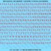 ASG Waterslide Decals - Classic Serif Lettering Numbers 1/4"