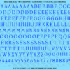 ASG Waterslide Decals - Classic Serif Lettering Numbers 3/8"