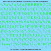 ASG Waterslide Decals - Classic Serif Lettering Numbers 3/8"