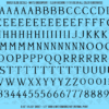 ASG Waterslide Decals - Classic Serif Lettering Numbers 1/2"