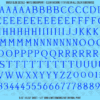ASG Waterslide Decals - Classic Serif Lettering Numbers 1/2"