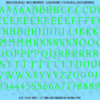 ASG Waterslide Decals - Classic Serif Lettering Numbers 1/2"