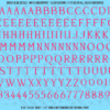 ASG Waterslide Decals - Classic Serif Lettering Numbers 1/2"