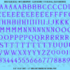 ASG Waterslide Decals - Classic Serif Lettering Numbers 1/2"