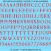 ASG Waterslide Decals - Classic Serif Lettering Numbers 1/2"