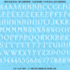 ASG Waterslide Decals - Classic Serif Lettering Numbers 1/2"