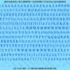 ASG Waterslide Decals - Elegant Serif Lettering Numbers 1/4"