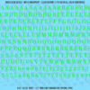 ASG Waterslide Decals - Elegant Serif Lettering Numbers 5/16"