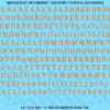 ASG Waterslide Decals - Elegant Serif Lettering Numbers 5/16"