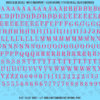 ASG Waterslide Decals - Elegant Serif Lettering Numbers 5/16"