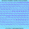 ASG Waterslide Decals - Elegant Serif Lettering Numbers 5/16"