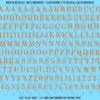 ASG Waterslide Decals - Elegant Serif Lettering Numbers 3/8"