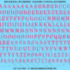 ASG Waterslide Decals - Elegant Serif Lettering Numbers 3/8"