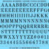 ASG Waterslide Decals - Elegant Serif Lettering Numbers 1/2"