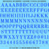 ASG Waterslide Decals - Elegant Serif Lettering Numbers 1/2"