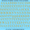 ASG Waterslide Decals - Elegant Serif Lettering Numbers 1/2"