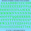 ASG Waterslide Decals - Elegant Serif Lettering Numbers 1/2"