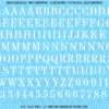 ASG Waterslide Decals - Elegant Serif Lettering Numbers 1/2"