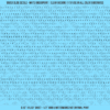 ASG Waterslide Decals - Contemporary Serif Lettering Numbers 1/16"