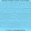 ASG Waterslide Decals - Contemporary Serif Lettering Numbers 3/32"
