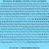 ASG Waterslide Decals - Contemporary Serif Lettering Numbers 3/16"