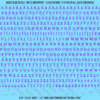 ASG Waterslide Decals - Contemporary Serif Lettering Numbers 3/16"