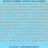 ASG Waterslide Decals - Contemporary Serif Lettering Numbers 1/4"