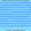 ASG Waterslide Decals - Contemporary Serif Lettering Numbers 5/16"