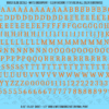 ASG Waterslide Decals - Contemporary Serif Lettering Numbers 5/16"