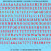 ASG Waterslide Decals - Contemporary Serif Lettering Numbers 5/16"