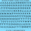 ASG Waterslide Decals - Contemporary Serif Lettering Numbers 3/8"