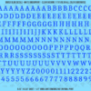 ASG Waterslide Decals - Contemporary Serif Lettering Numbers 3/8"