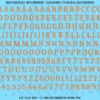 ASG Waterslide Decals - Contemporary Serif Lettering Numbers 3/8"