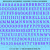 ASG Waterslide Decals - Contemporary Serif Lettering Numbers 3/8"