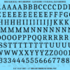 ASG Waterslide Decals - Contemporary Serif Lettering Numbers 1/2"