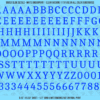 ASG Waterslide Decals - Contemporary Serif Lettering Numbers 1/2"