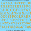 ASG Waterslide Decals - Contemporary Serif Lettering Numbers 1/2"