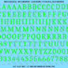 ASG Waterslide Decals - Contemporary Serif Lettering Numbers 1/2"