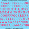 ASG Waterslide Decals - Contemporary Serif Lettering Numbers 1/2"