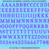 ASG Waterslide Decals - Contemporary Serif Lettering Numbers 1/2"