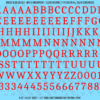 ASG Waterslide Decals - Contemporary Serif Lettering Numbers 1/2"