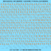 ASG Waterslide Decals - Rounded Sans Serif Lettering Numbers 3/16"