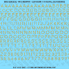 ASG Waterslide Decals - Rounded Sans Serif Lettering Numbers 1/4"