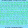 ASG Waterslide Decals - Rounded Sans Serif Lettering Numbers 1/4"