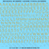 ASG Waterslide Decals - Rounded Sans Serif Lettering Numbers 5/16"
