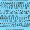 ASG Waterslide Decals - Rounded Sans Serif Lettering Numbers 3/8"