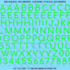 ASG Waterslide Decals - Rounded Sans Serif Lettering Numbers 1/2"