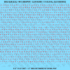 ASG Waterslide Decals - Casual Handwritten Lettering Numbers 3/32"