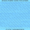 ASG Waterslide Decals - Casual Handwritten Lettering Numbers 1/8"