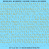 ASG Waterslide Decals - Casual Handwritten Lettering Numbers 3/16"